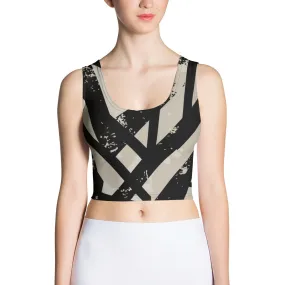 Black and Gold Crop Top