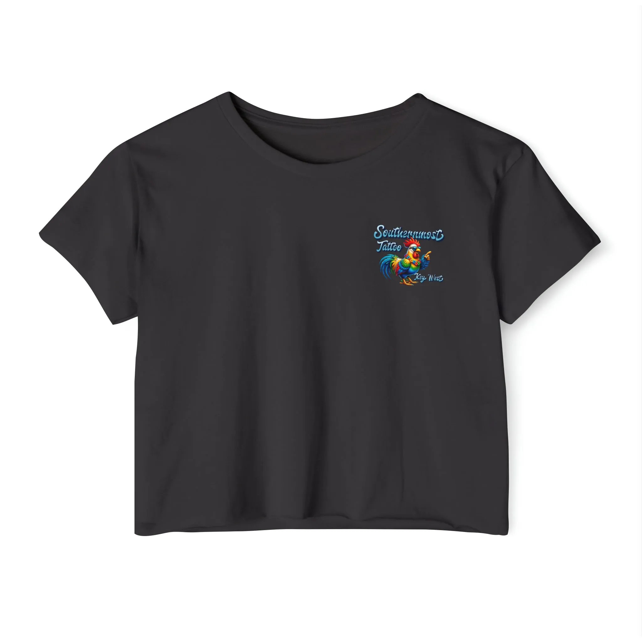 Funky Rooster Crop Top
