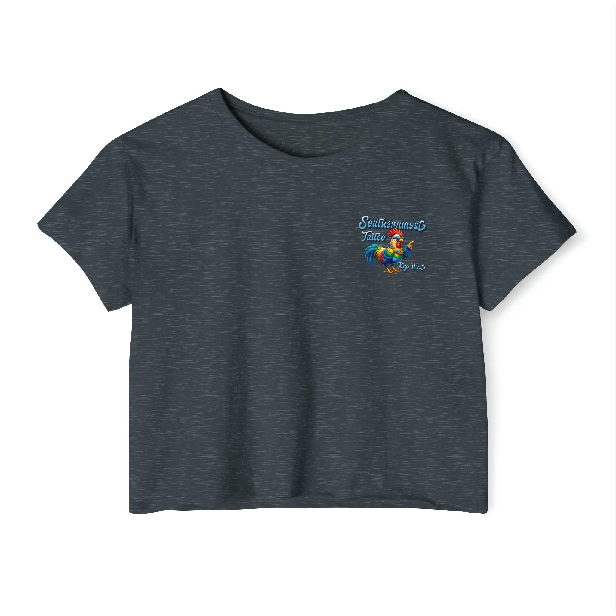 Funky Rooster Crop Top