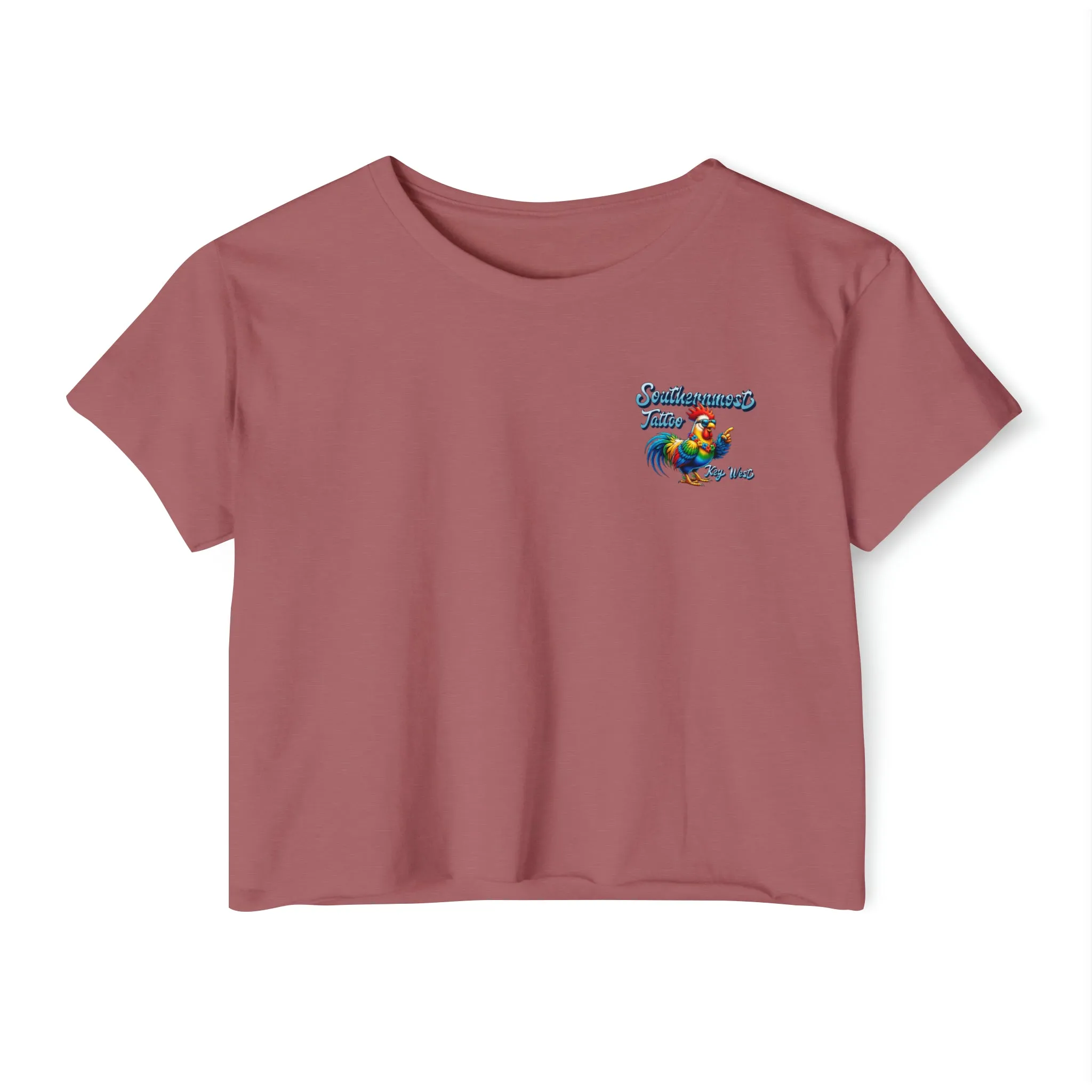 Funky Rooster Crop Top