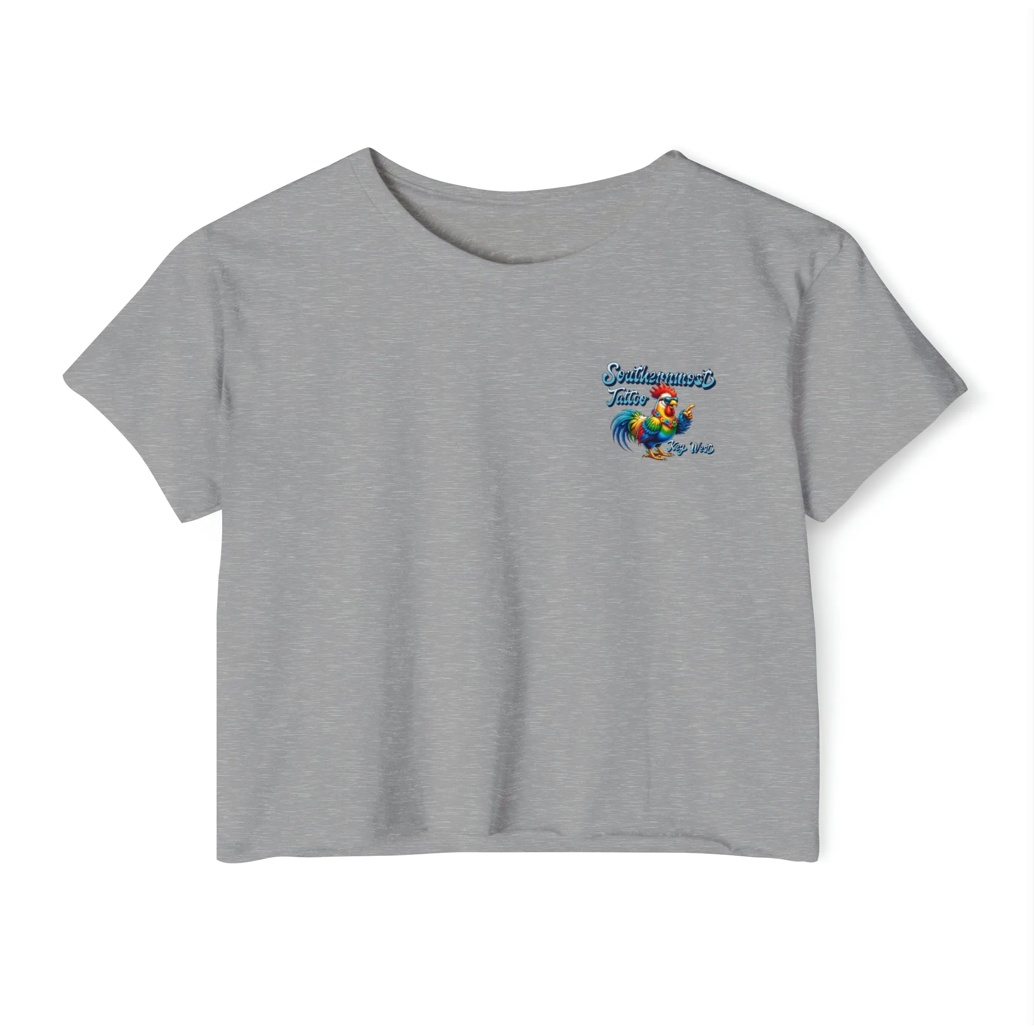 Funky Rooster Crop Top