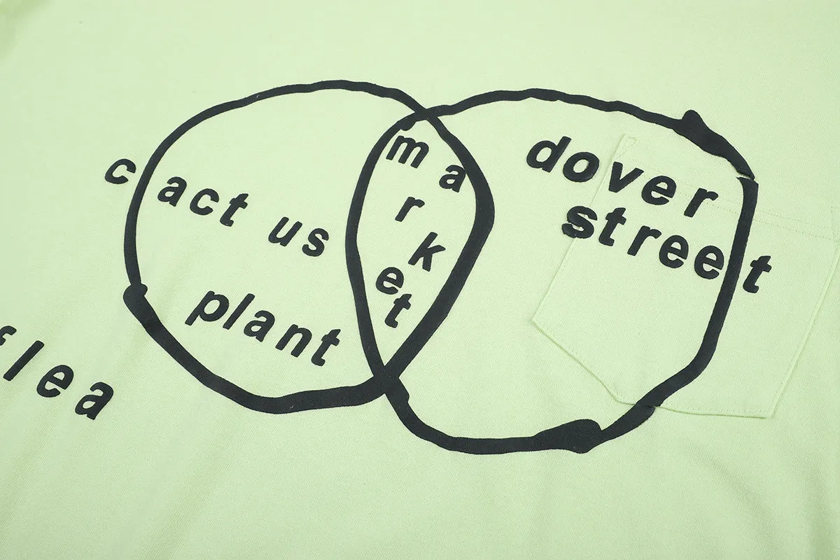 Green Phosphor Short Sleeve Oversized T-Shirt