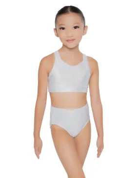 Hologram Sweetheart Crop