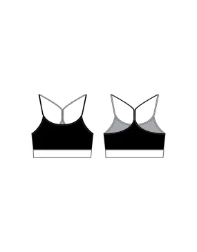 Iced Popcolour Racer Strap Crop