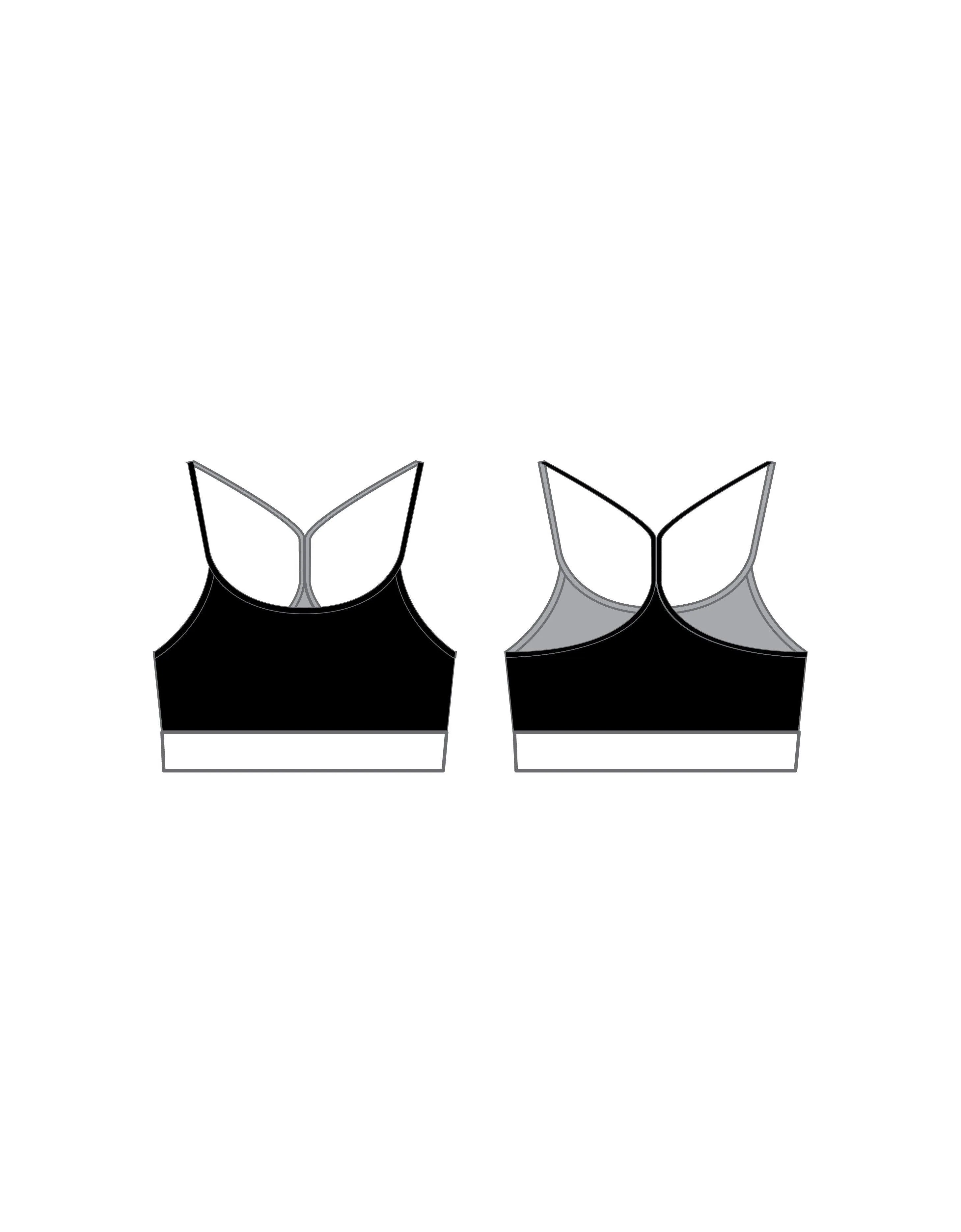 Iced Popcolour Racer Strap Crop