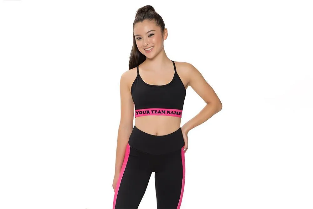 Iced Popcolour Racer Strap Crop