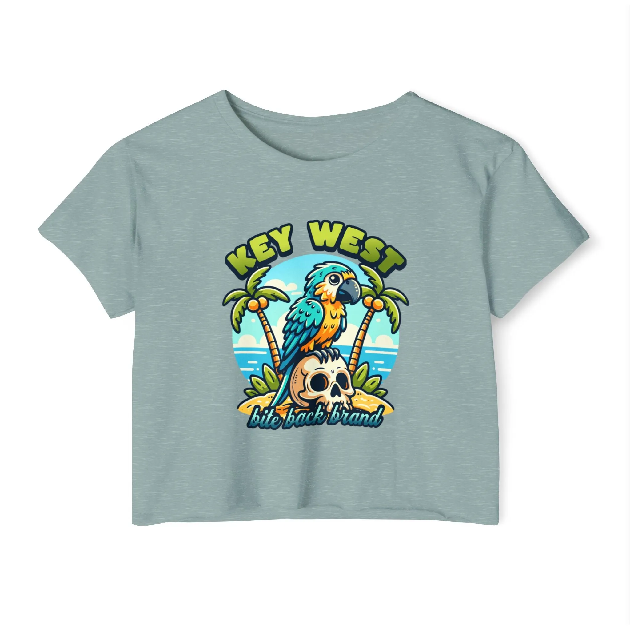 Key West Parrot Crop Top