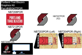 KIT: NB GRAPHICS PORTLAND TRAIL BLAZERS [NBGKITPOR]