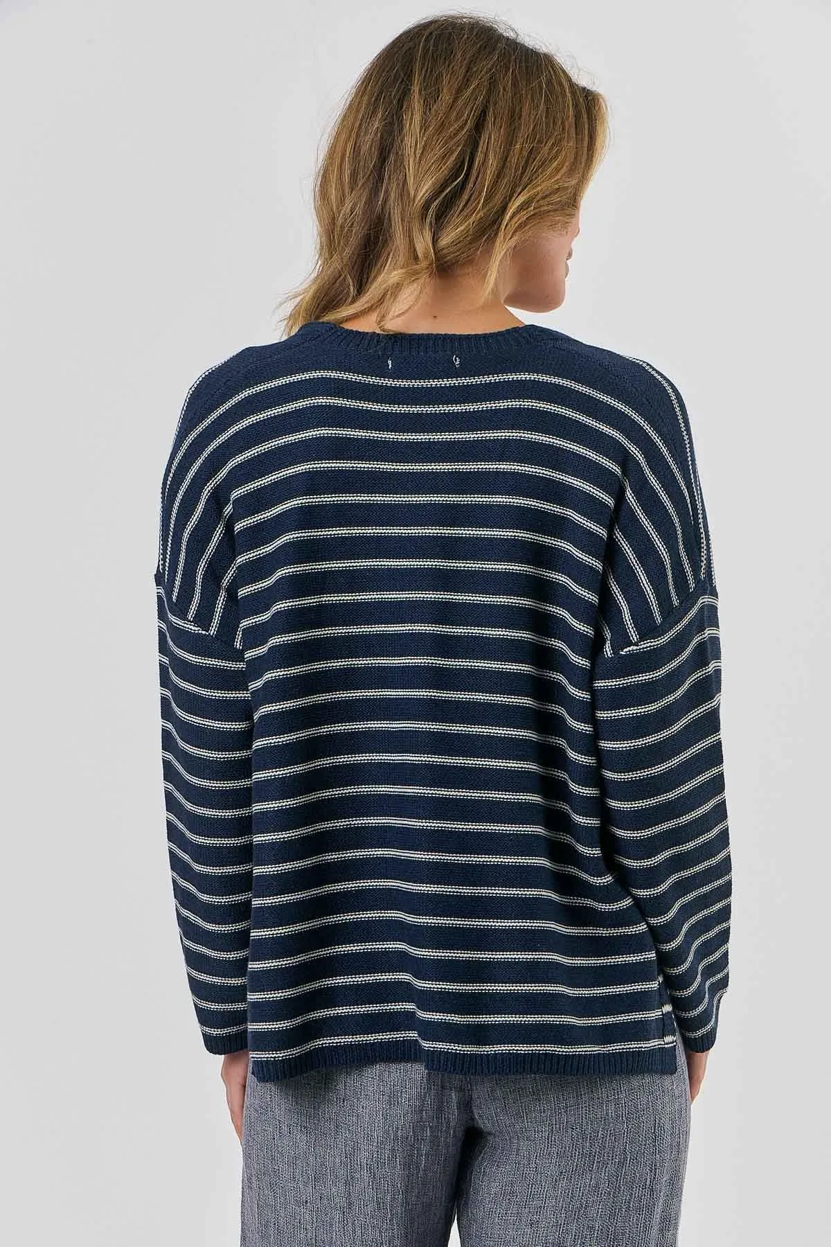 Knitwear Cardigan - Blanc Bleu