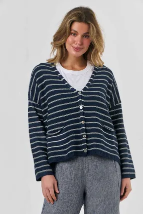 Knitwear Cardigan - Blanc Bleu