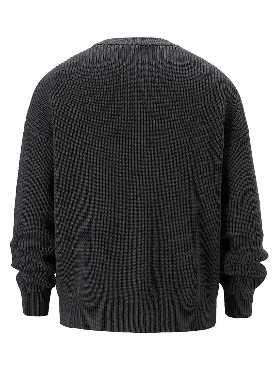 Men's Round Neck Long Sleeve Sweater