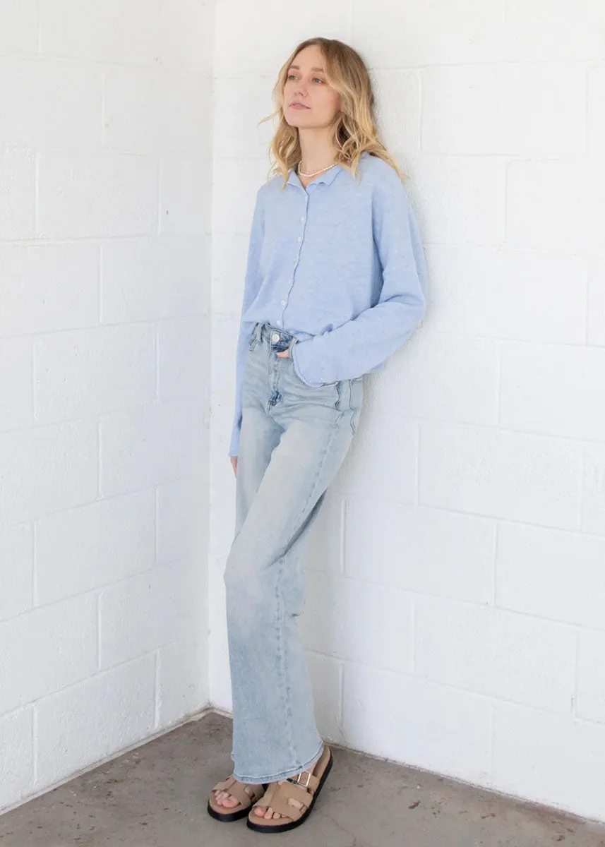 Piper Cardigan - Sky Blue