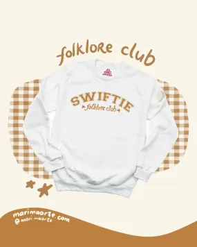 TAYLOR SWIFT FOLKLORE CLUB VARSITY PULLOVER